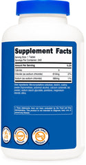 Nutricost etiqueta con información nutricional y certificaciones, transparencia y confianza