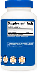 Nutricost etiqueta con información nutricional clara y cumplimiento GMP