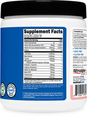 Nutricost etiqueta con ingredientes y certificaciones para confianza
