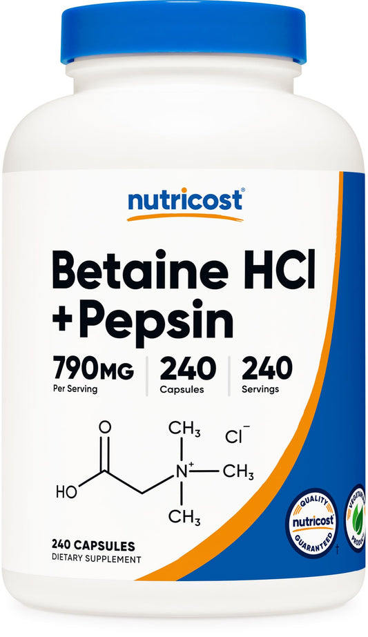 Nutricost vista frontal del envase mostrando información y beneficio de calidad