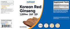 Nutricost frasco junto a desayuno indicando integración fácil en la rutina diaria