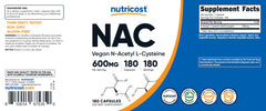 Nutricost control de laboratorio ilustrando pruebas de terceros y beneficio de seguridad