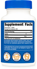 Nutricost etiqueta nutricional mostrando ingredientes y dosis clara