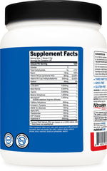 Nutricost etiqueta de ingredientes mostrando fórmula y vitaminas B