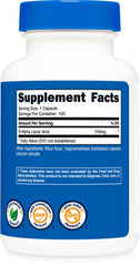 Nutricost etiqueta nutricional enfocada para ver ingredientes y certificaciones