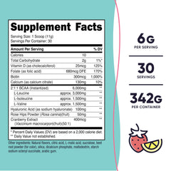 Nutricost polvo de BCAA textura fina para disolución rápida