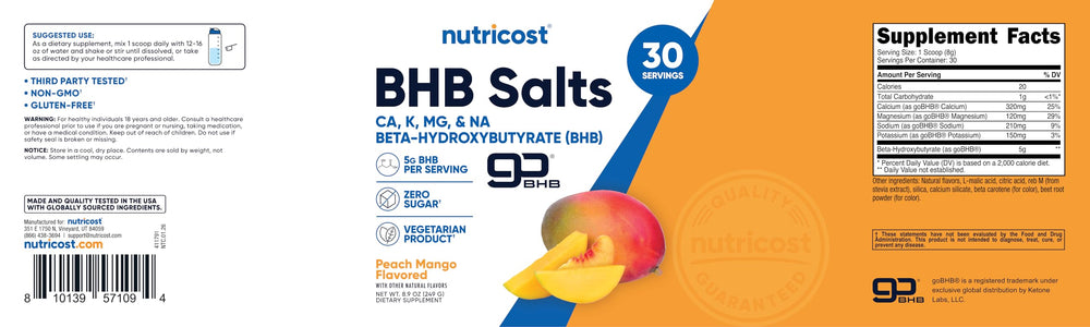 Nutricost en uso durante entrenamiento, práctico para rutinas activas