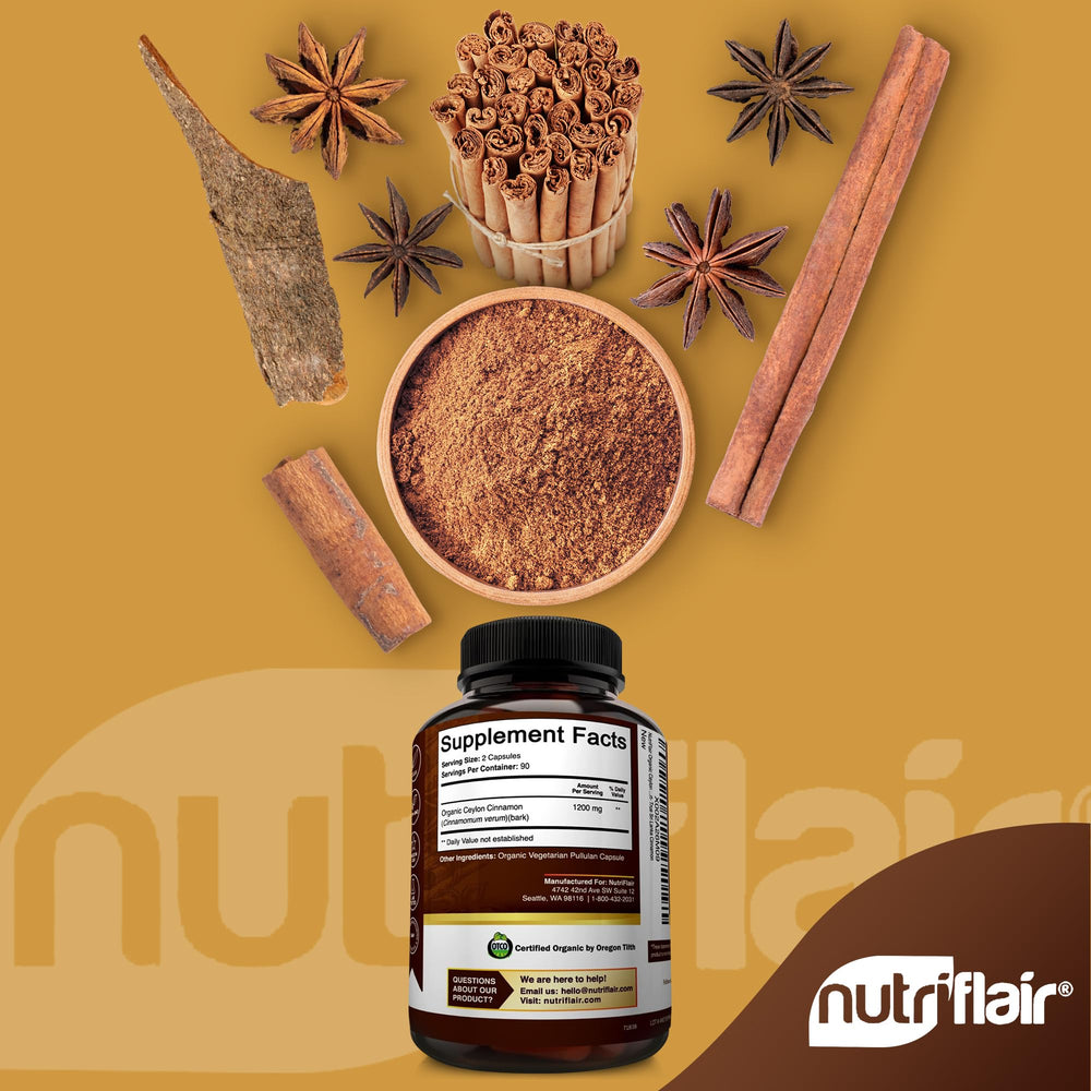 NutriFlair corteza de Ceilán en primer plano que destaca pureza