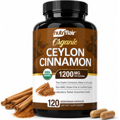 NutriFlair imagen frontal del producto mostrando el envase y beneficios orgánicos