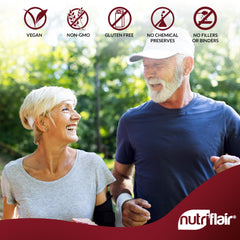 NutriFlair sello de calidad GMP y pruebas de terceros para confianza