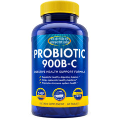 Nutrition Essentials frente del envase mostrando producto y beneficios