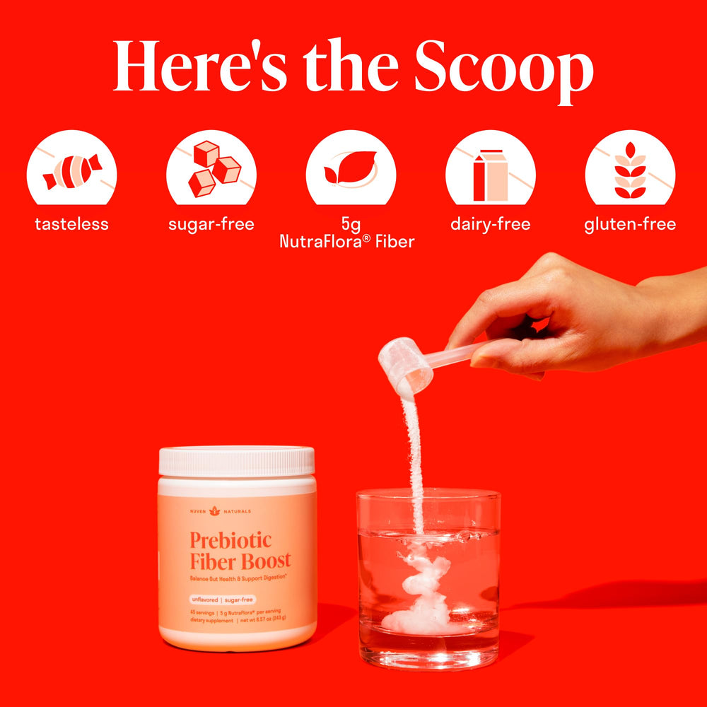 Nuven Naturals etiqueta de ingredientes, transparencia y limpieza