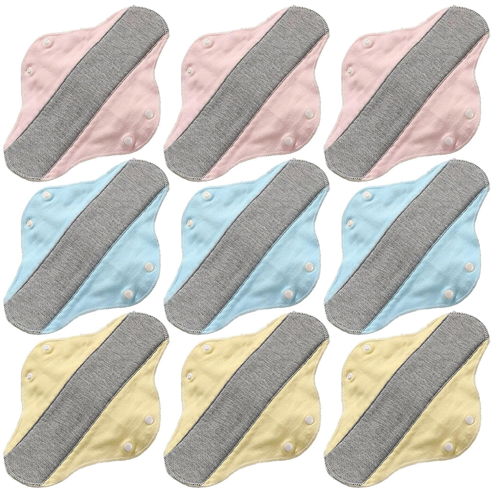 NWIUREN empaque frontal mostrando 9 protectores reutilizables y beneficios duraderos
