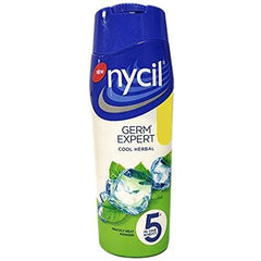 Nycil comparado en mano para mostrar tamaño práctico 150g