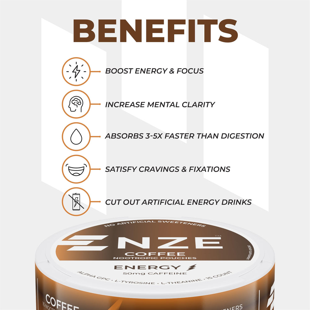 NZE etiqueta con ingredientes clave y transparencia en composición