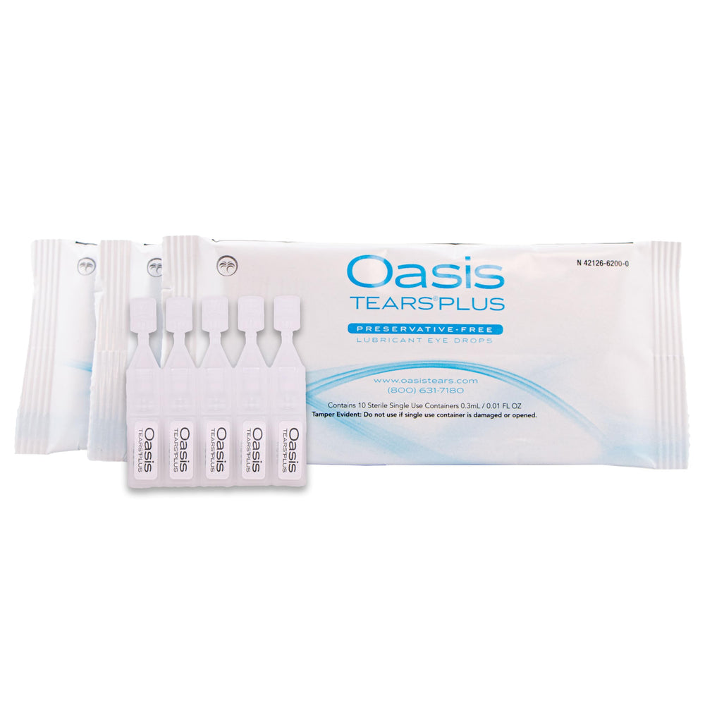 OASIS TEARS viales en neceser representando conveniencia en viajes