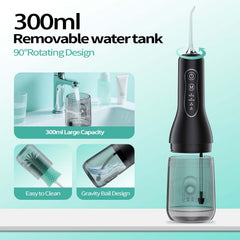 OasiSmile L5 junto a un cepillo para comparar tamaño y portabilidad en viajes