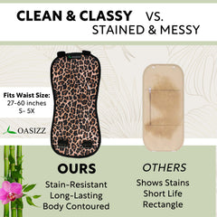 OASIZZ primer plano de franela interior absorbente y natural