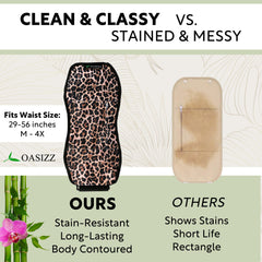 OASIZZ textura de franela de algodón, suave y absorbente