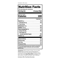 Oath Nutrition bolsa abierta con polvo visible, claridad del producto y calidad.