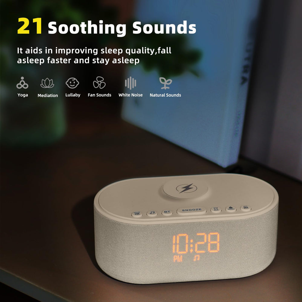 Odokee detalle del altavoz Bluetooth 10W que ofrece sonido claro para dormir y música