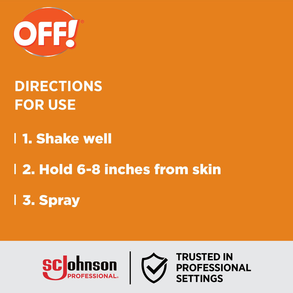 SC Johnson Professional off aplicado en exterior para protección durante actividades