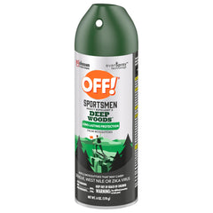OFF! Deep Woods aplicación con manos para uso seguro y cómodo