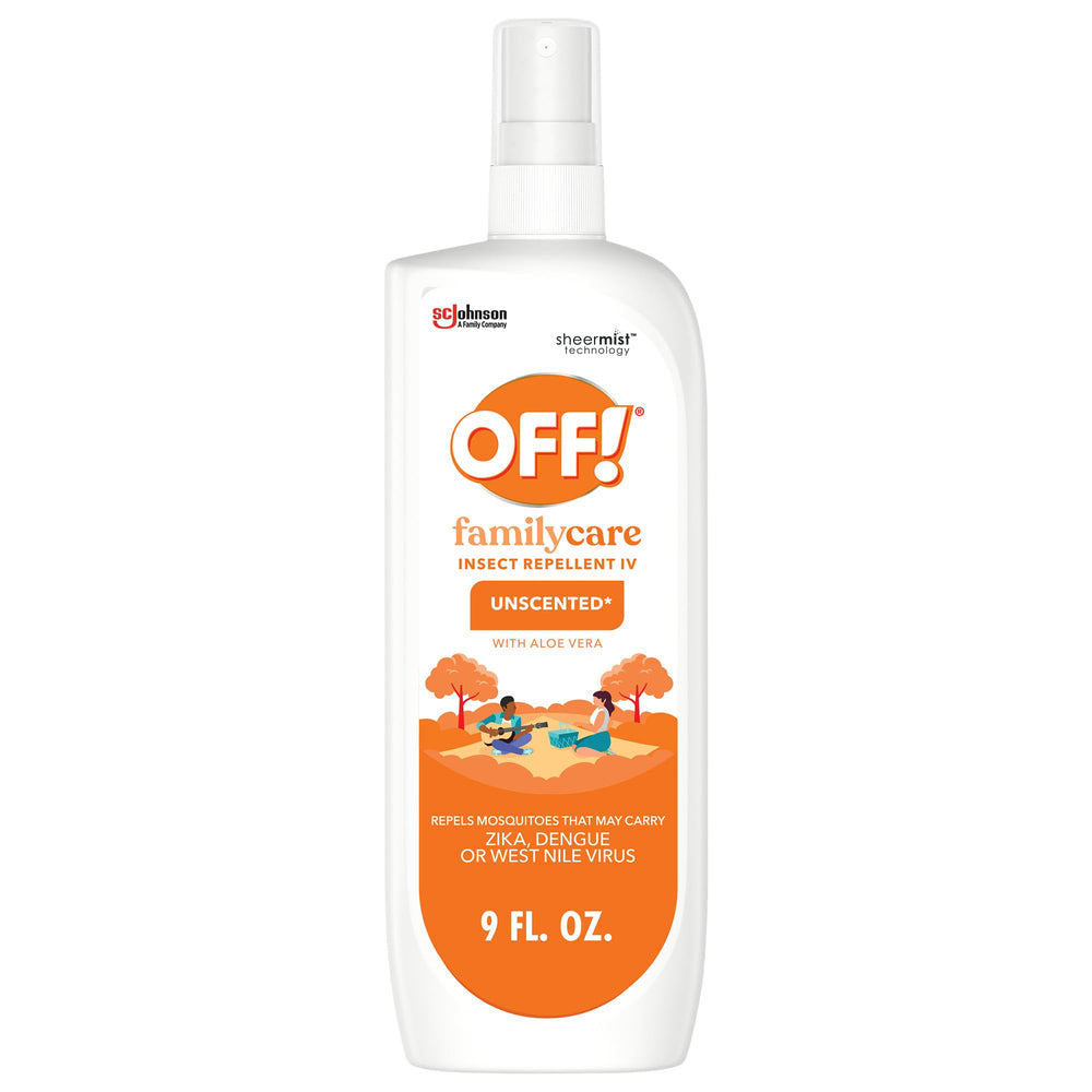 OFF! envase frontal 9 oz mostrando etiqueta clara y tamaño