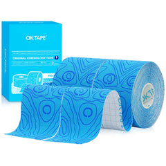 OK TAPE PRO imagen frontal del paquete mostrando los rollos y beneficios