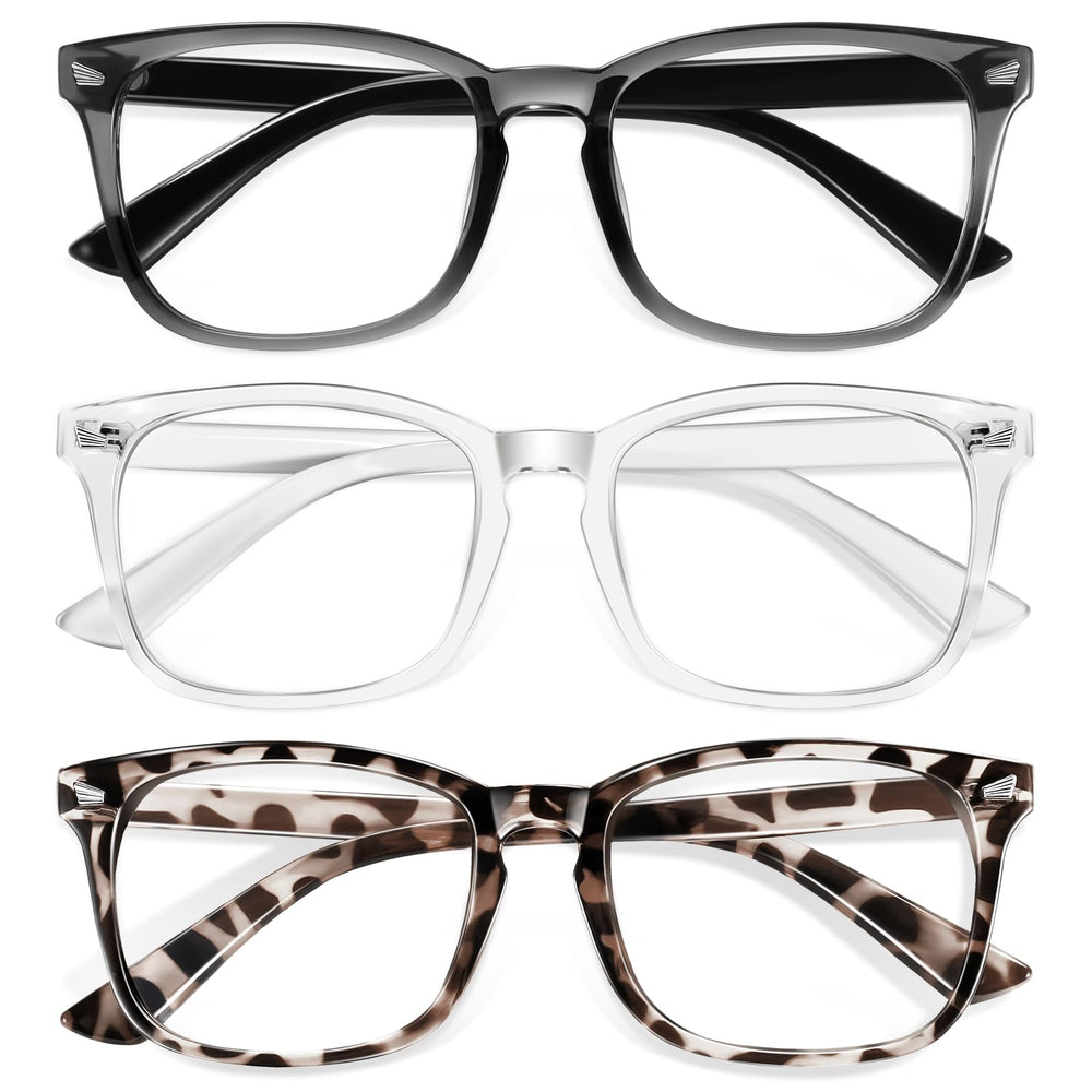 Okany gafas pack frontal mostrando tres colores y protección clara