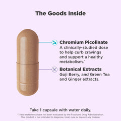 OLLY cromo picolinato: componente clave para apoyar el metabolismo.