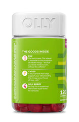 OLLY primer plano de goji real implicando ingrediente natural y sabor