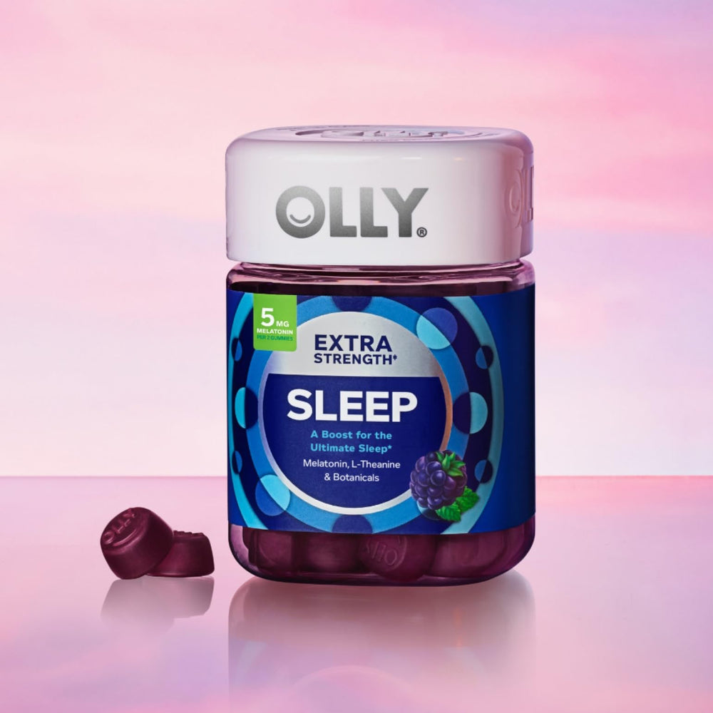 OLLY ambiente de dormitorio relajado que sugiere descanso reparador