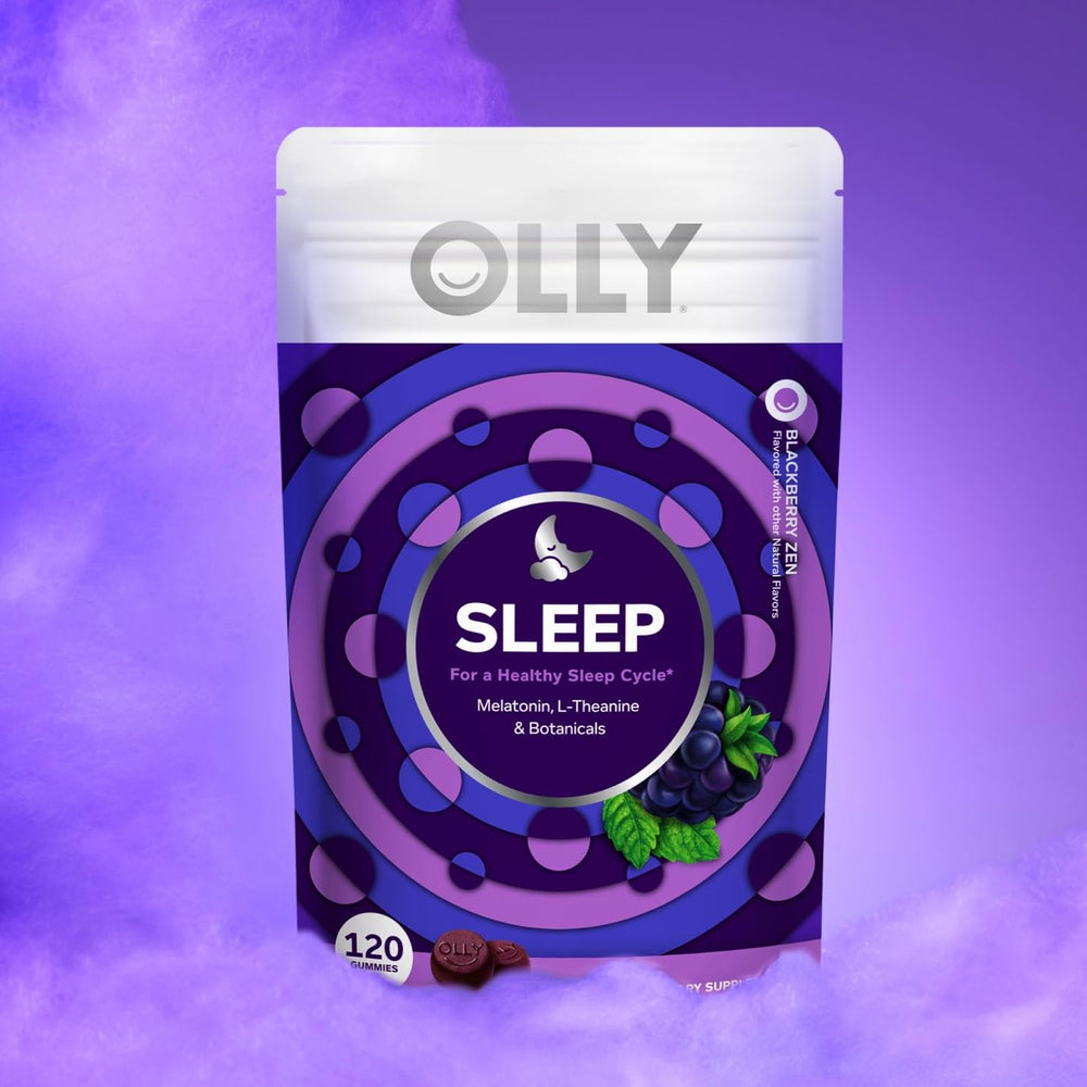 OLLY gomita en mano lista para masticar que destaca facilidad de consumo