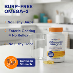 OmegaVia aceite de pescado textura en gotero, alta concentración de omega‑3