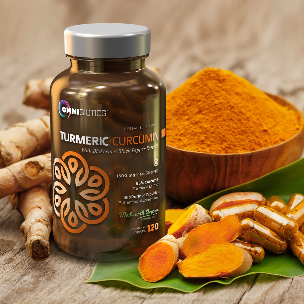 OmniBiotics etiqueta detallada de BioPerine resaltando absorción superior