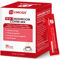 OMOGS frente del envase mostrando diseño y 30 servicios