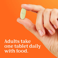 ONE A DAY etiqueta de nutrientes destacando vitaminas y minerales