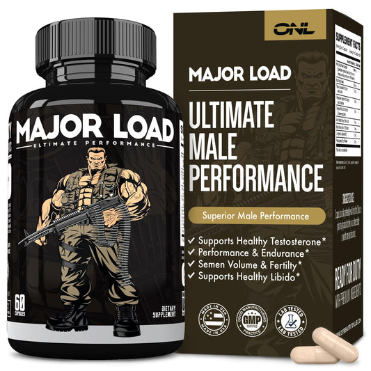 ONL Major Load frente del envase mostrando diseño y cantidad, confianza de marca