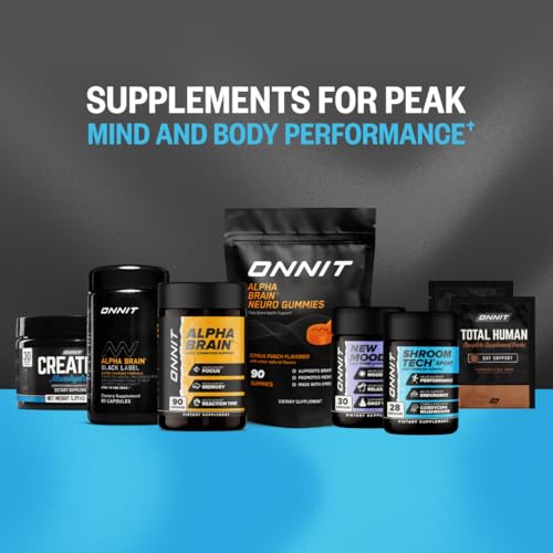 ONNIT Creatine Monohydrate brain energy concept represented in graphic