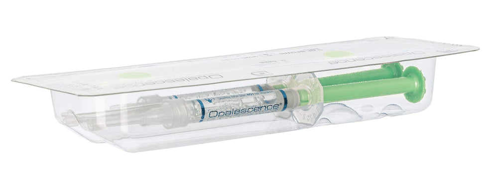 Etiqueta Opalescence con ingredientes y advertencias claras y legibles