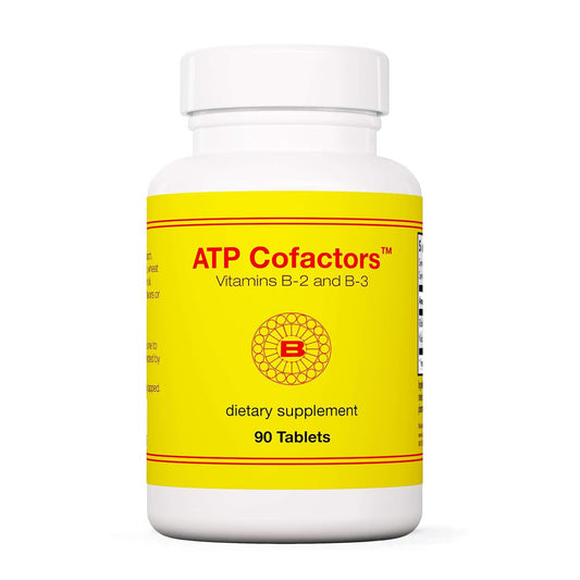 Optimox ATP Cofactors, botella frontal, apoyo de energía para el día.