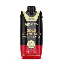 Optimum Nutrition batido en mano listo para consumir y práctico para llevar
