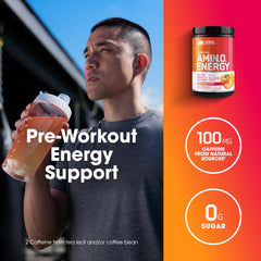 Optimum Nutrition etiqueta de ingredientes y tabla nutricional visible claramente