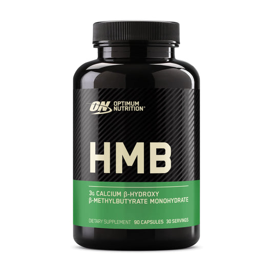 Optimum Nutrition frasco frontal con 90 cápsulas y dosis clara para recuperación