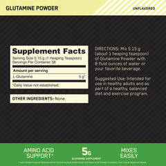 Optimum Nutrition polvo en cuchara textura fina y fácil mezcla