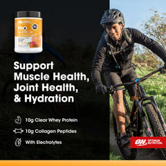 Optimum Nutrition botella deportiva con Pro Quench lista para entrenar