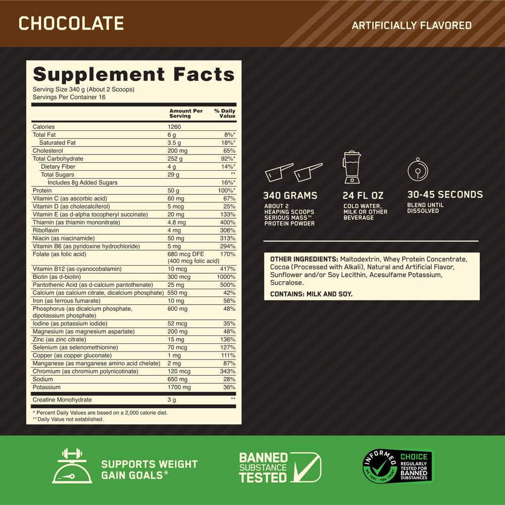 Optimum Nutrition polvo en cuchara mostrando textura densa y mezcla fácil