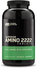 Optimum Nutrition frasco frontal que muestra diseño y tamaño del producto