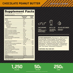 Optimum Nutrition textura del polvo chocolate cacahuete, fácil disolver